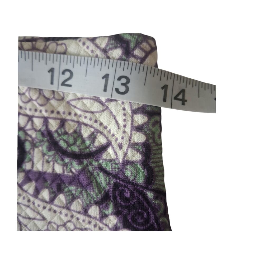 LuLaRoe CASSIE Pencil Shirt Elastic waisband Purple Cream Paisley Size S - Picture 4 of 6